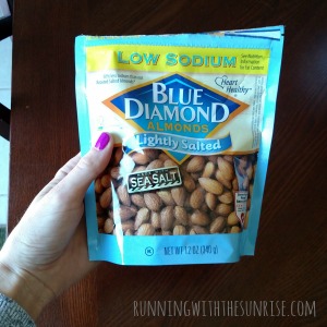 I almost always had a small bag of almonds ready in case I needed a snack.